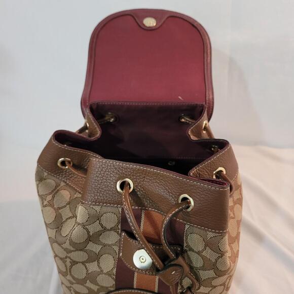 NWT Coach Dempsey Drawstring Backpack (CE601) - Picture 7 of 13